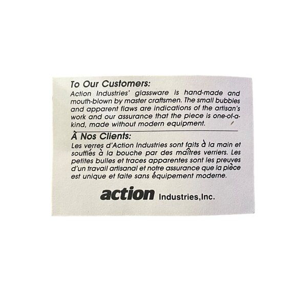 Vintage 1985 Action Industries Floral Lace Pitcher Hand-cut Turkish Crystal NEW - Picture 9 of 16